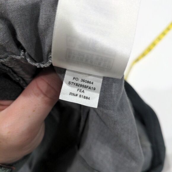 Patagonia Womens Hampi Rock Jogger Pant Size XL Gray Hiking Climbing Hemp Blend - Picture 10 of 13
